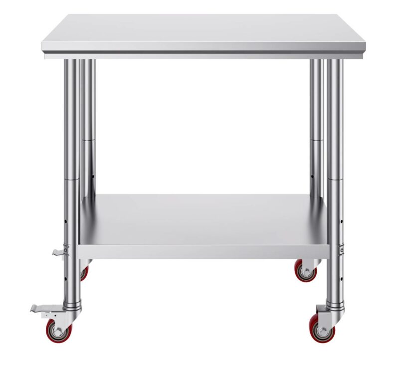 Stainless steel table for HARVESTRIGHT freeze-dryer